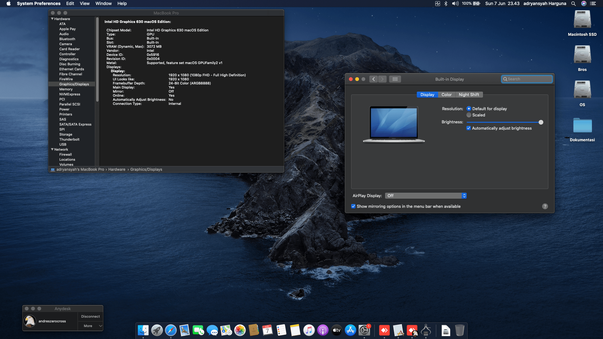 Asus ROG GL553VE FY117T [KabyLake   Intel HD 630 + I2C] 7